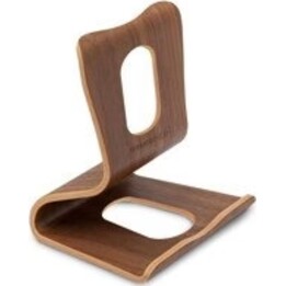 TERRATEC Tabletstand Holzeins braun Echtholz