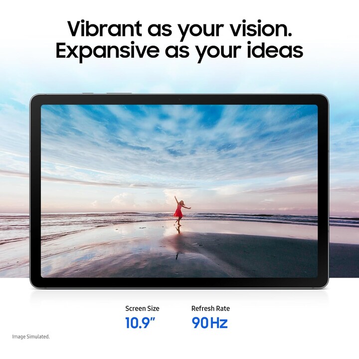 Samsung Galaxy Tab S10 Lite 10.9, X400, Memoria de 6GB, 128GB, WiFi, pantalla de 90Hz, tableta AI, gris