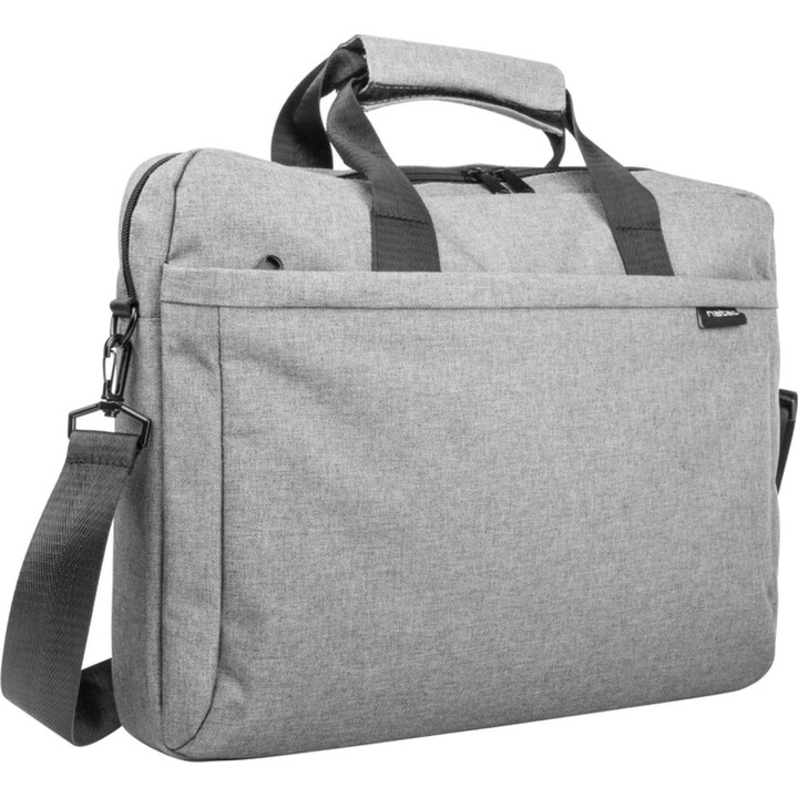 NATEC Mustela Notebooktasche 39,6 cm (15.6 Zoll) Messengerhülle Grau