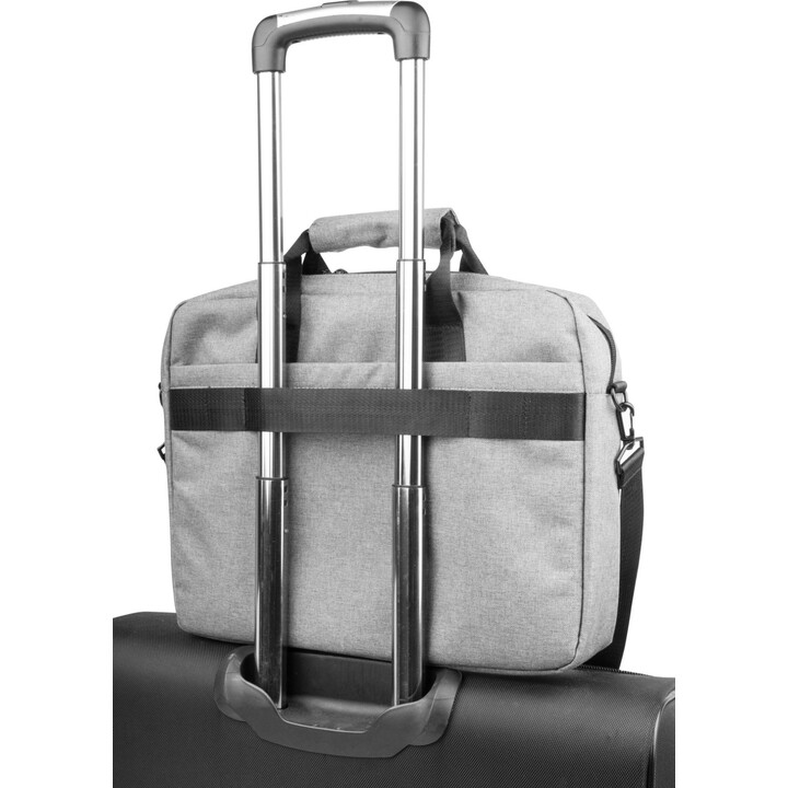 NATEC Mustela Notebooktasche 39,6 cm (15.6 Zoll) Messengerhülle Grau