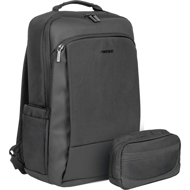 MOCHILA NATEC KUDU PLUS PARA PORTÁTIL COM ORGANIZADOR PRETO 15,6" 16 L