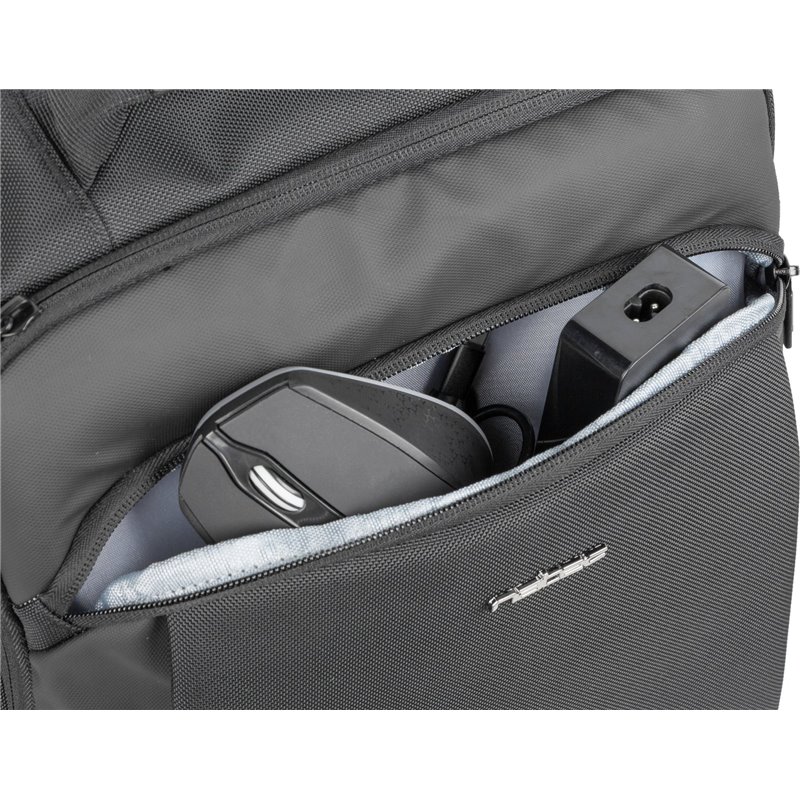 MOCHILA NATEC KUDU PLUS PARA PORTÁTIL COM ORGANIZADOR PRETO 15,6" 16 L
