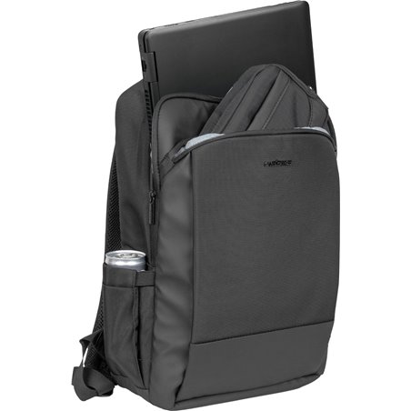 MOCHILA NATEC KUDU PLUS PARA PORTÁTIL COM ORGANIZADOR PRETO 15,6" 16 L