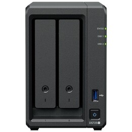 Synology Diskstation DS725+ NAS/ 2 Einschübe 3,5´- 2,5´/ 8GB DDR4/ Tower-Format