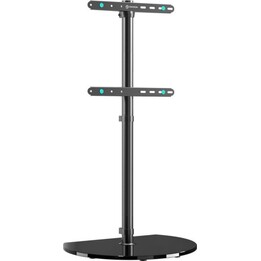 Soporte de suelo para TV Onkron TS5060-B para pantallas de 30 a 60 pulgadas con ruedas, negro