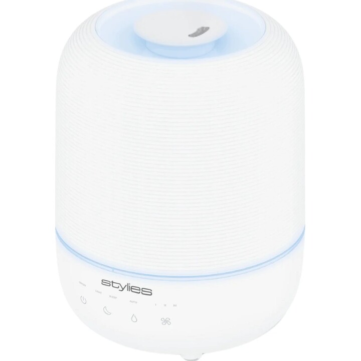 Stylies Lynx/Cop002407 Kompakter Luftbefeuchter für Büro oder Schlafzimmer, weiß