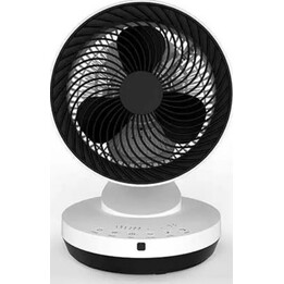 Stylies Gemma/Cop001275 Fan Heater with Oscillation Function and Speed Control, Black