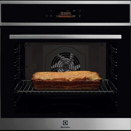 Electrolux LOE8F38X, four multifonction 72L 3500W avec commandes précises pour une cuisson professionnelle, Noir