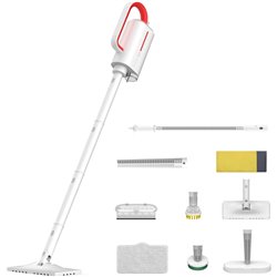 Xiaomi Deerma ZQ610 Vacuum a vapor com 5 em 1 Brush cabeças brancas laranja