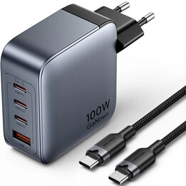 Carregador de parede GaN Vention TZ-FETH0-EU/ 3xUSB Tipo C/ 1xUSB/ 100W
