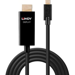Lindy 43292 adaptador de cable de vídeo 2 m USB Tipo C HDMI tipo A (Estándar) Negro