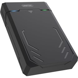 Unitek Y-3035 Boîtier pour disque dur/SSD USB 3.1 vers SATA UASP 3,5\" Noir