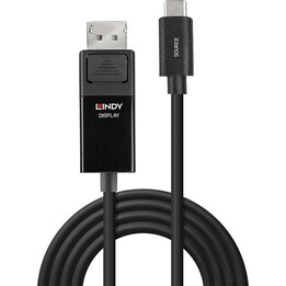 Lindy 43342 cable adaptador USB-C a DisplayPort 8K60 2 m negro
