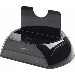 Gembird HD32-U3S-2 Docking station per dischi rigidi SATA da 2,5\'\' + 3,5\'\' USB 3.0 Nero