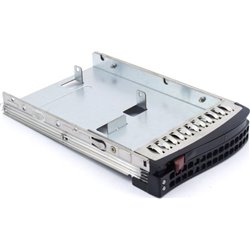 Disco rígido Supermicro MCP-220-00043-0N Bay Panel 8,89 cm (3,5) Moldura frontal prateada preta
