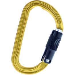 Mosquetón Petzl Am'D Ball-Lock - dorado