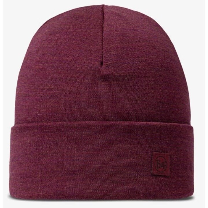 Czapka BEANIE BUFF MERINO MIDWEIGHT MELANGE TIBETANO VERMELHO