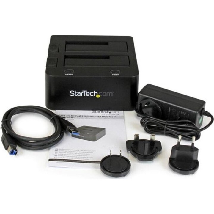StarTech.com SDOCK2U33 USB 3.2 Festplatten-Dockingstation Schwarz