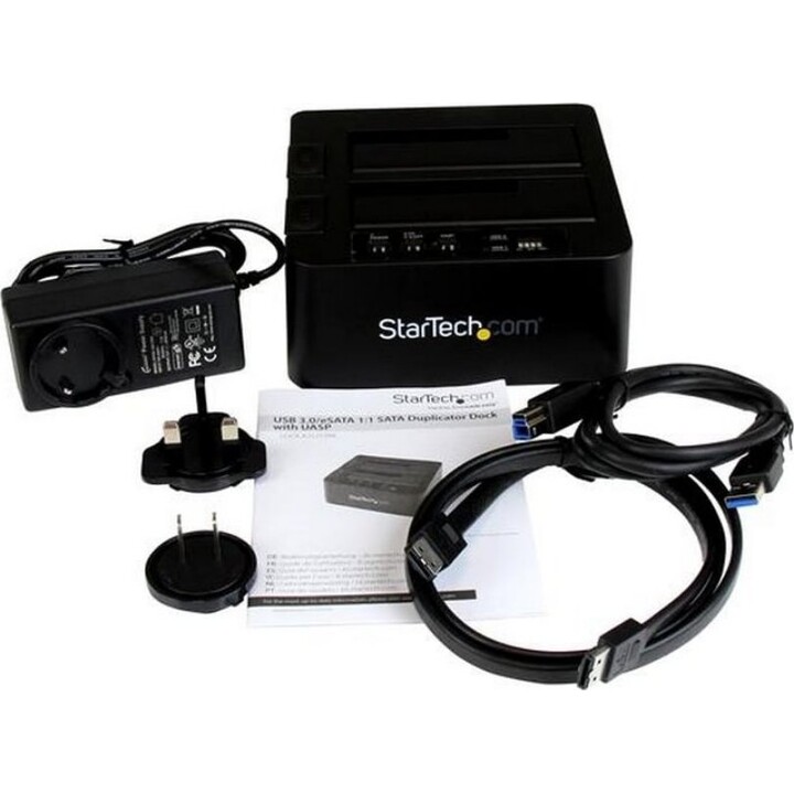 Startech SDOCK2U33RE Duplicateur SATA HDD/SSD Noir