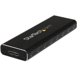Adaptador Startech SSD M.2 para USB 3.0 UASP com caixa protetora preta