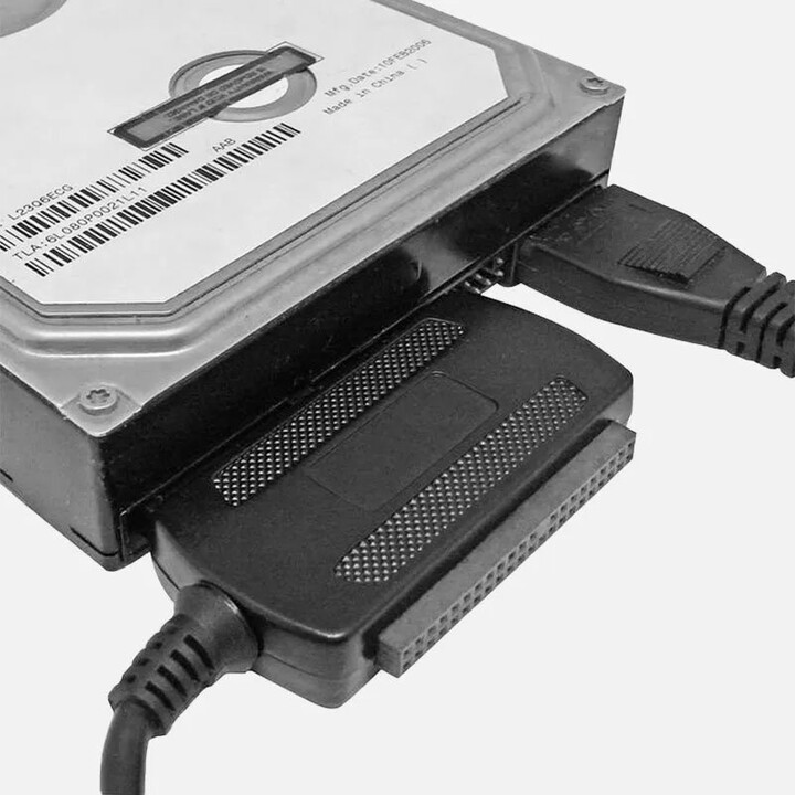 Approx APPC08 Adaptador USB 2.0 a IDE/SATA Negro