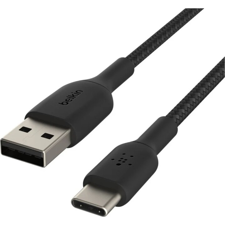 Cable Belkin USB A macho/USB C macho 2 m, Negro