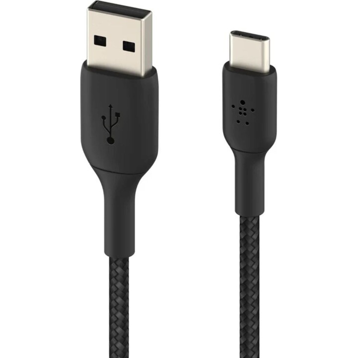 Cable Belkin USB A macho/USB C macho 2 m, Negro