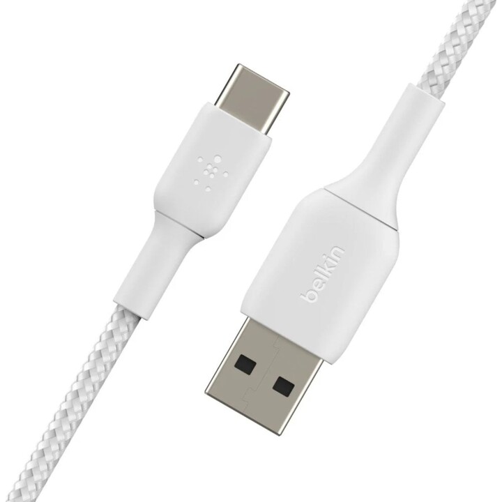 Câble USB-A - USB-C Belkin Boost Charge, 3 m, blanc