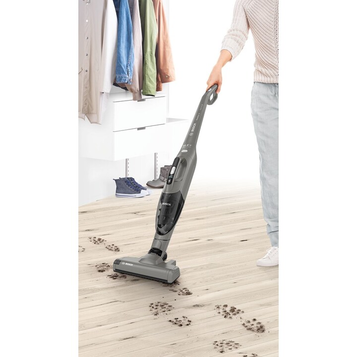 Bosch Series 2 BBHF214G Upright Vacuum Cleaner and Electric Broom 2-in-1 Cordless Dry Bagless Vacuum Cleaner Grey