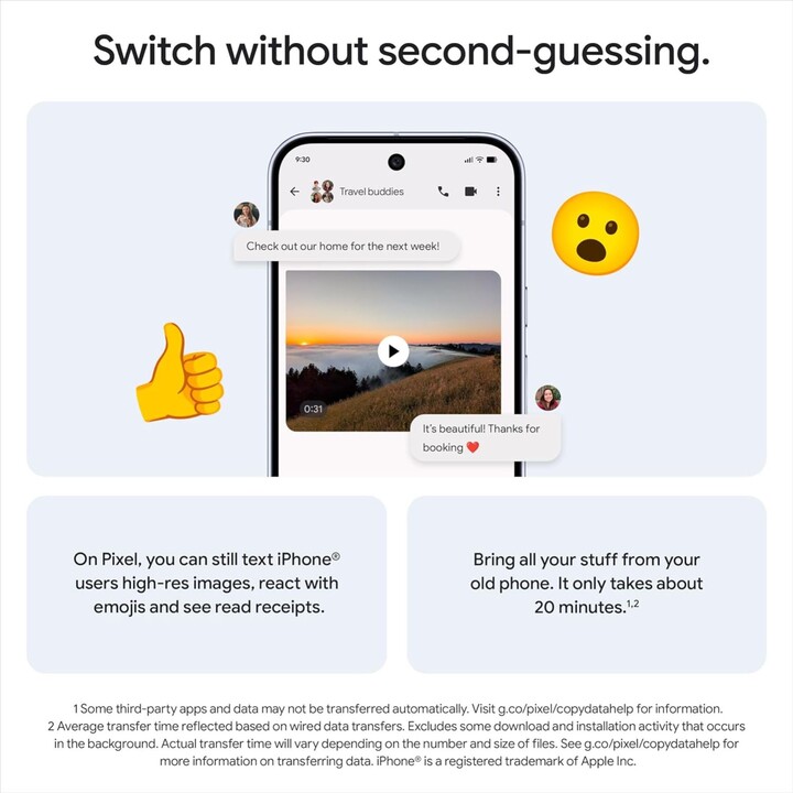 Google Pixel 10 Pro 5G, 16GB 512 GB, 6.3 pulgadas OLED, Gemini IA, 4970MAH, Negro Obsidiana