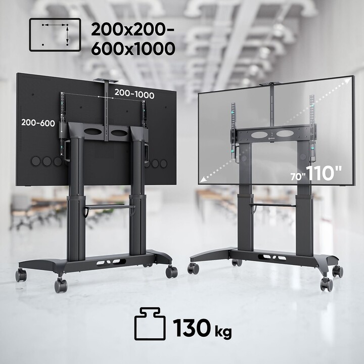 Mobile TV Stand Accessory/70-110" Black TS2821-B Onkron