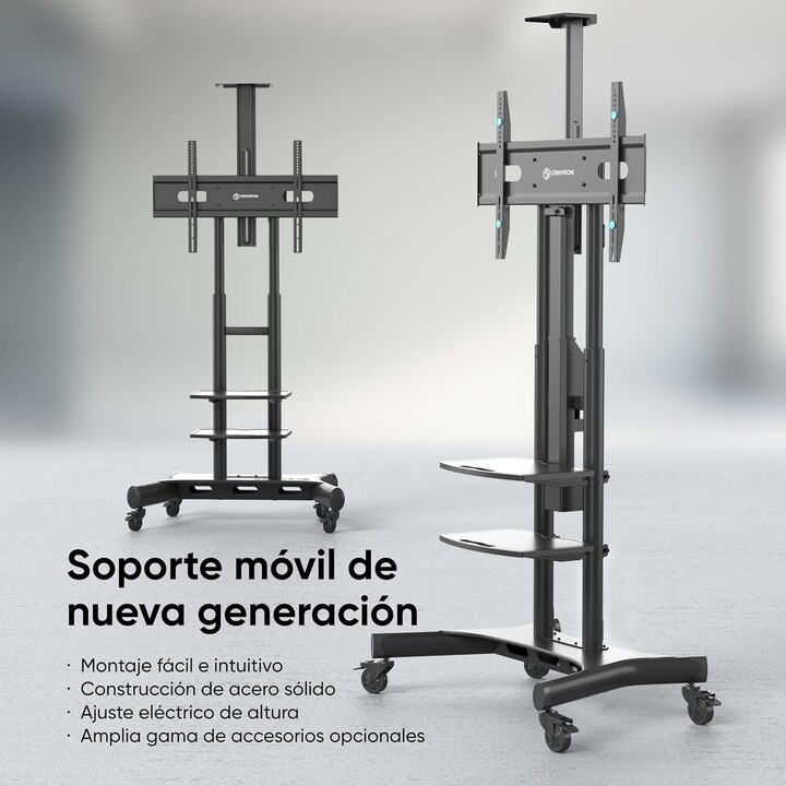 Motore per supporto TV mobile Onkron TS1881E-B per TV da 50-86 pollici