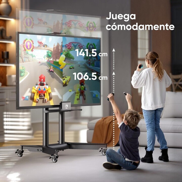 Accesorio de soporte móvil para TV Onkron TS1571-B/32-75"/Negro