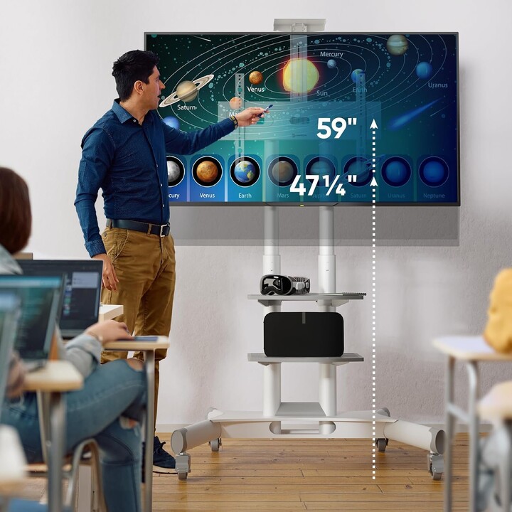 Suporte Móvel para TV/40-70"/Branco TS1552-W Onkron
