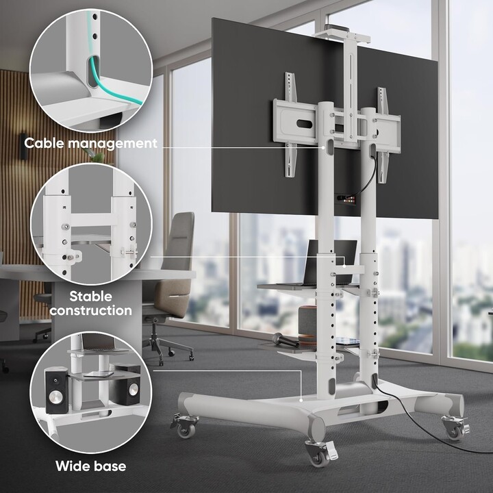 Accesorio de soporte móvil para TV/40-70"/Blanco TS1552-W Onkron