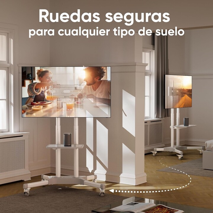Mobile TV Stand Accessory/32-65"/White Onkron TS1351-W