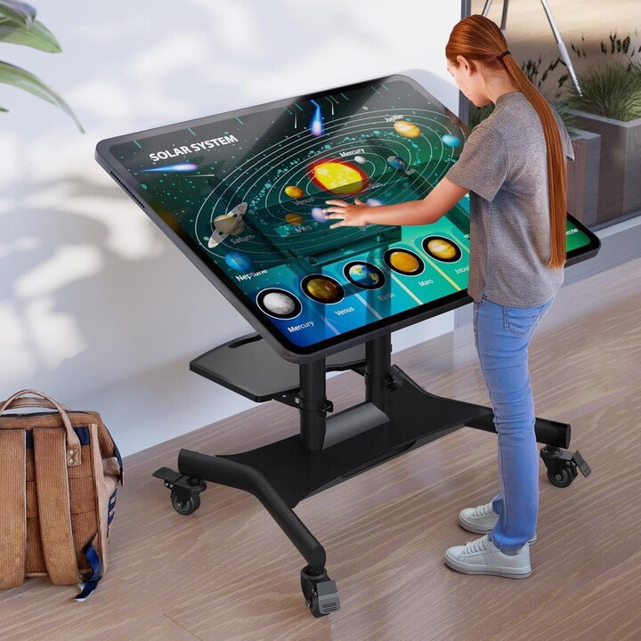Onkron TS1350-B Mobile TV Stand Accessory/32-70"/Black