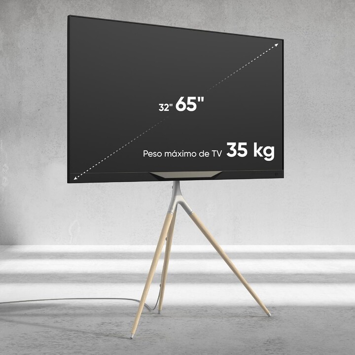 Soporte de suelo para TV Onkron TS1220-W (32-65"), blanco