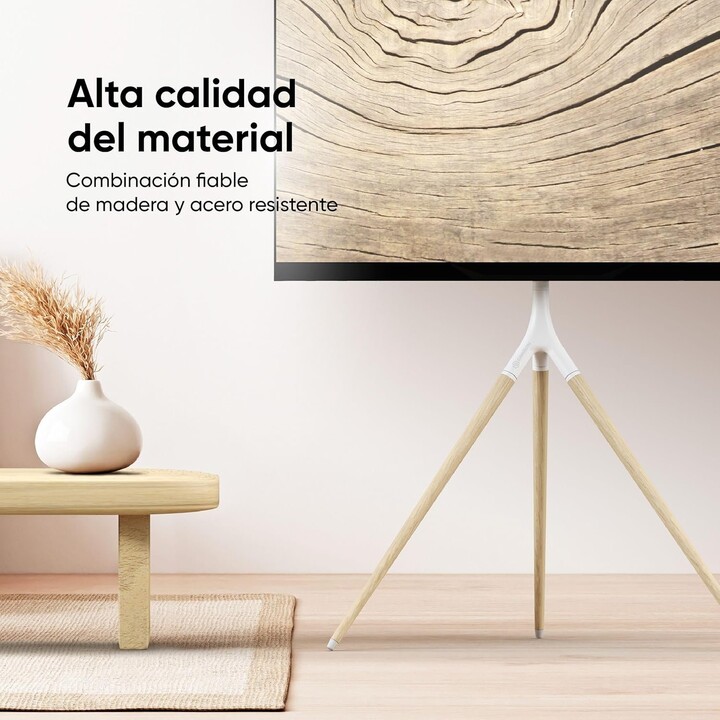 Soporte de suelo para TV Onkron TS1220-W (32-65"), blanco