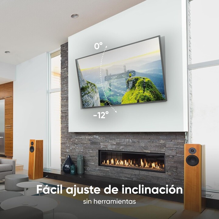 Accesorio de montaje en pared para TV Onkron TM6-B (43-85"), negro