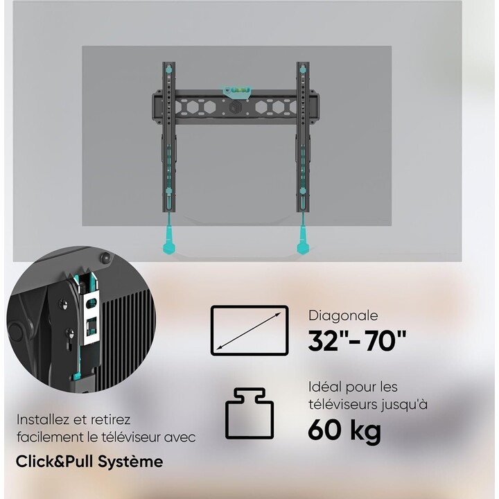 Onkron Suporte de Parede para TV TM5-B /32-70"/Preto