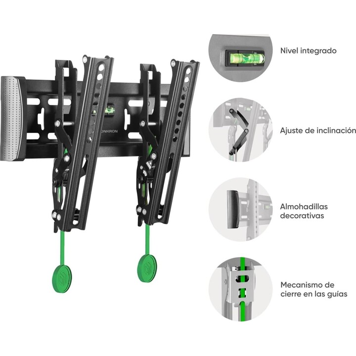 Onkron TM4-B TV-Wandhalterungszubehör / 17-43" / Schwarz