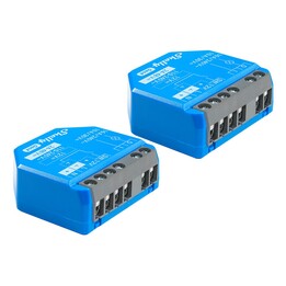 Relés Shelly "1 Gen4, paquete de 2" máx. 16 A, 1 canal, WLAN, Zigbee, Bluetooth