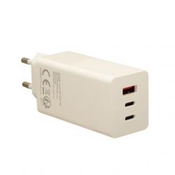 PATONA Premium Cargador GaN PD100W 2xUSB-C 1xUSB-A PD3.0 QC3.0 Blanco