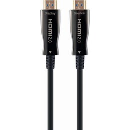 Gembird CCBP-HDMI-AOC-30M-02 Cabo HDMI HDMI tipo A (Padrão) Preto