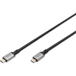 DIGITUS USB-C 4 Gen2 cavo di collegamento USB-C 8K@30Hz PD3.0 20Gbits/s 3m nero