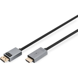 Cabo adaptador de vídeo Digitus DB-340202-018-S 1,8 m preto