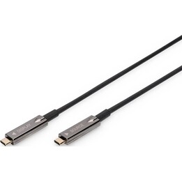 Digitus AK-330160-150-S USB-Kabel USB 3.2 Gen 1 (3.1 Gen 1) 15 m USB C Schwarz