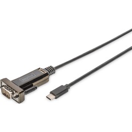Digitus DA-70166 Serial Cable Black 1 m DB-9