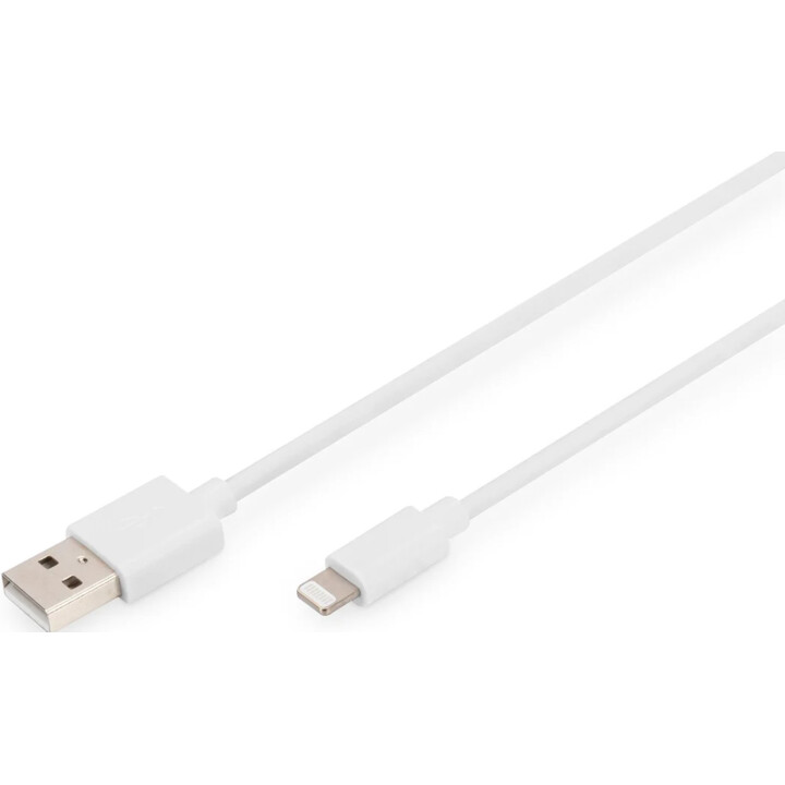Digitus DB-600106-020-W Lightning-Anschlusskabel 2 m Weiß